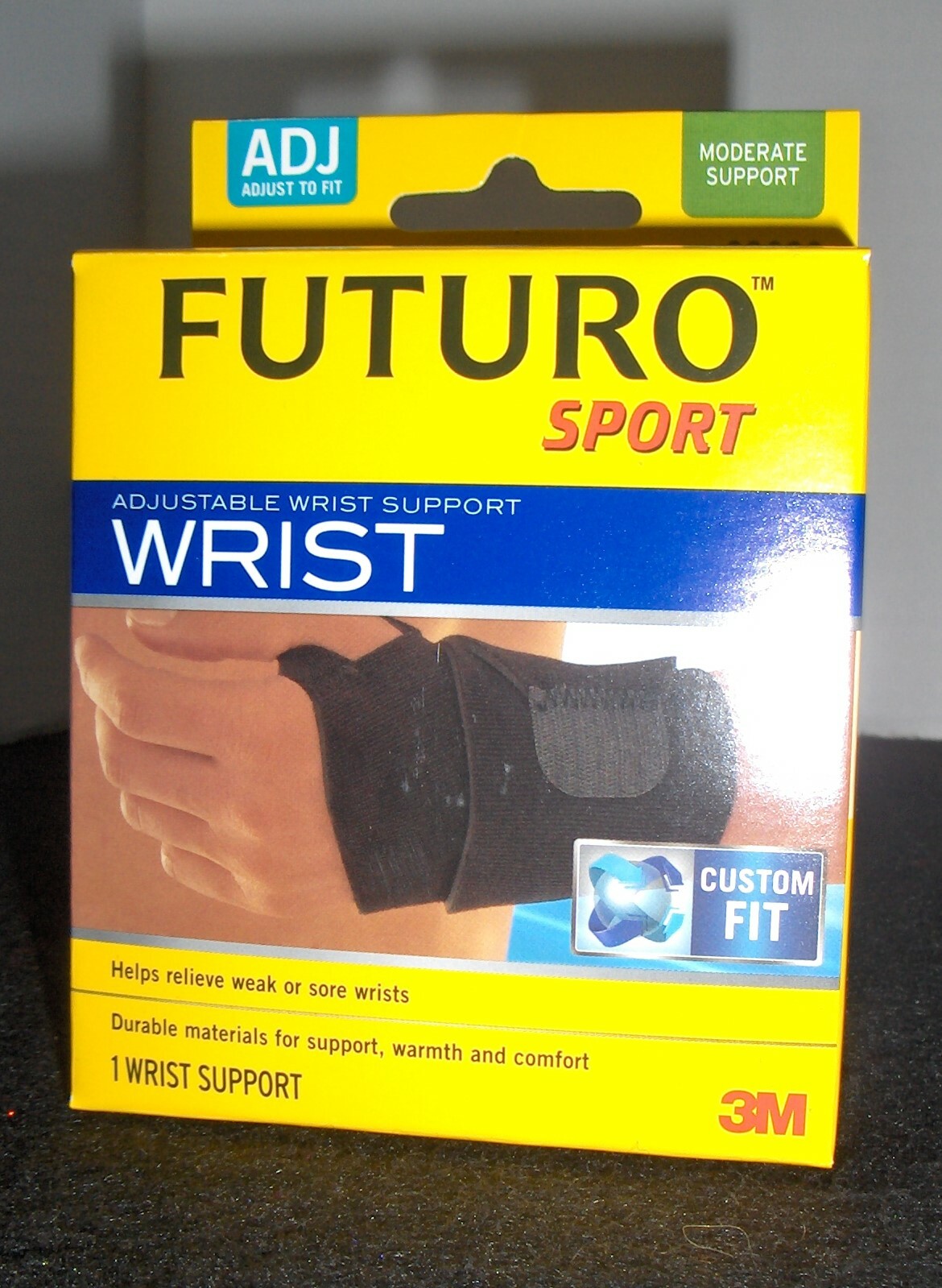 FUTURO Sport Black Adjustable Wrist Support 3M
