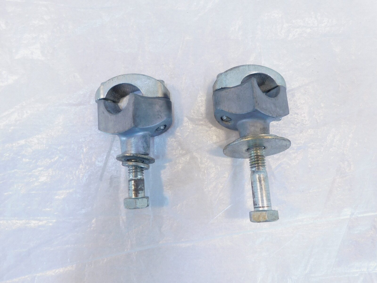 Harley Davidson Road King & Electra Glide Handlebar Riser Mount Bracket Clamps