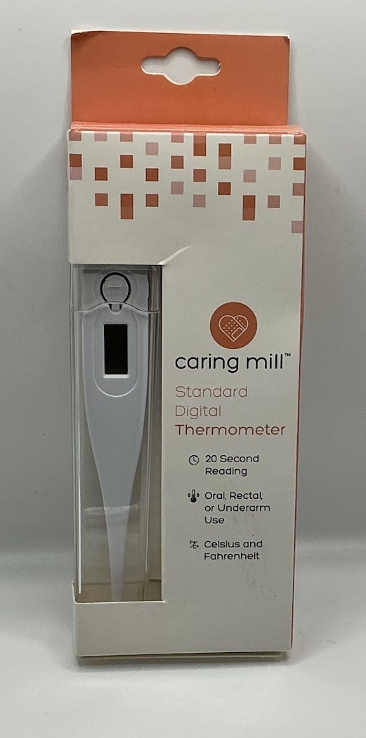 CARING MILL STANDARD DIGITAL THERMOMETER  NEW