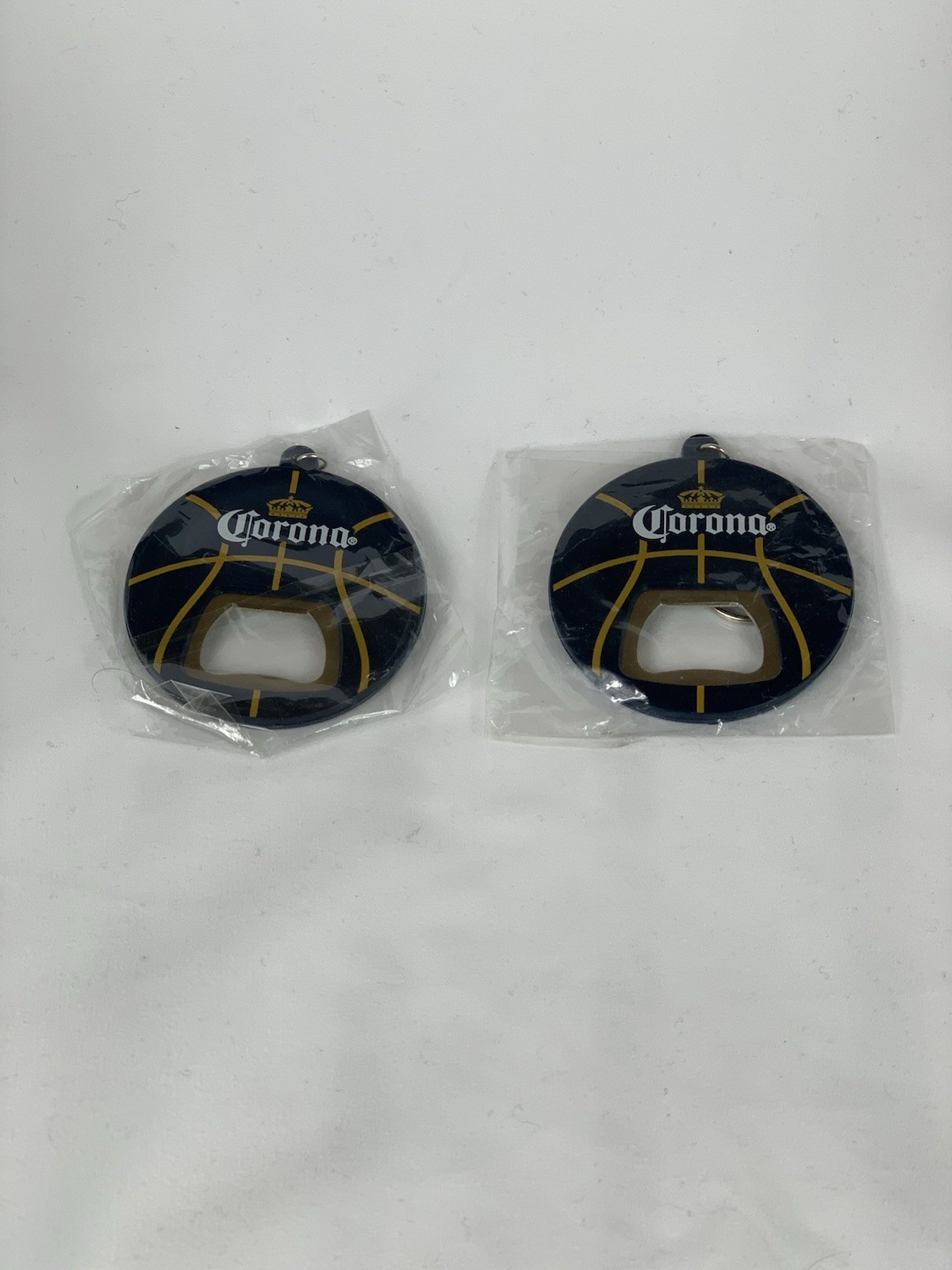 Corona Extra Beer Bottle Opener Keychain Basketball LOT OF 2