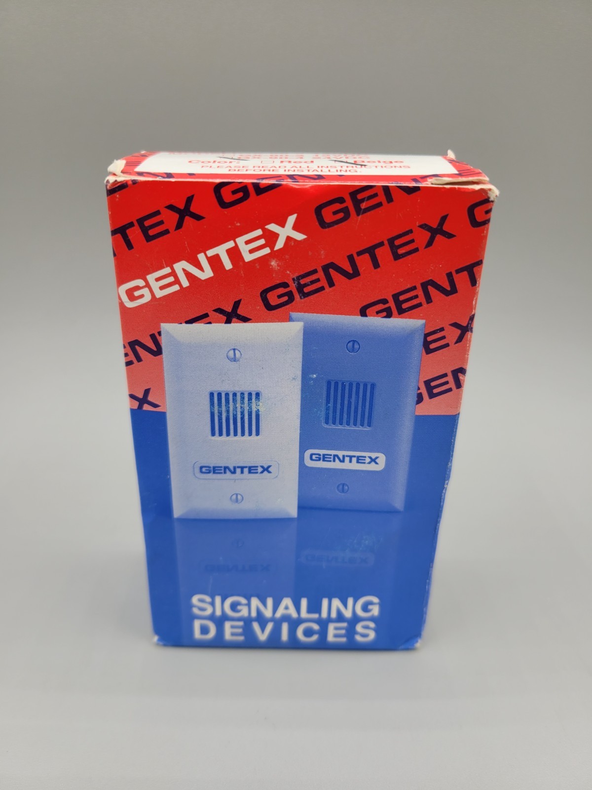NEW GENTEX GX90-4R 904-0847-002 Remote Audible Alarm Horn Device Beige 24 VDC