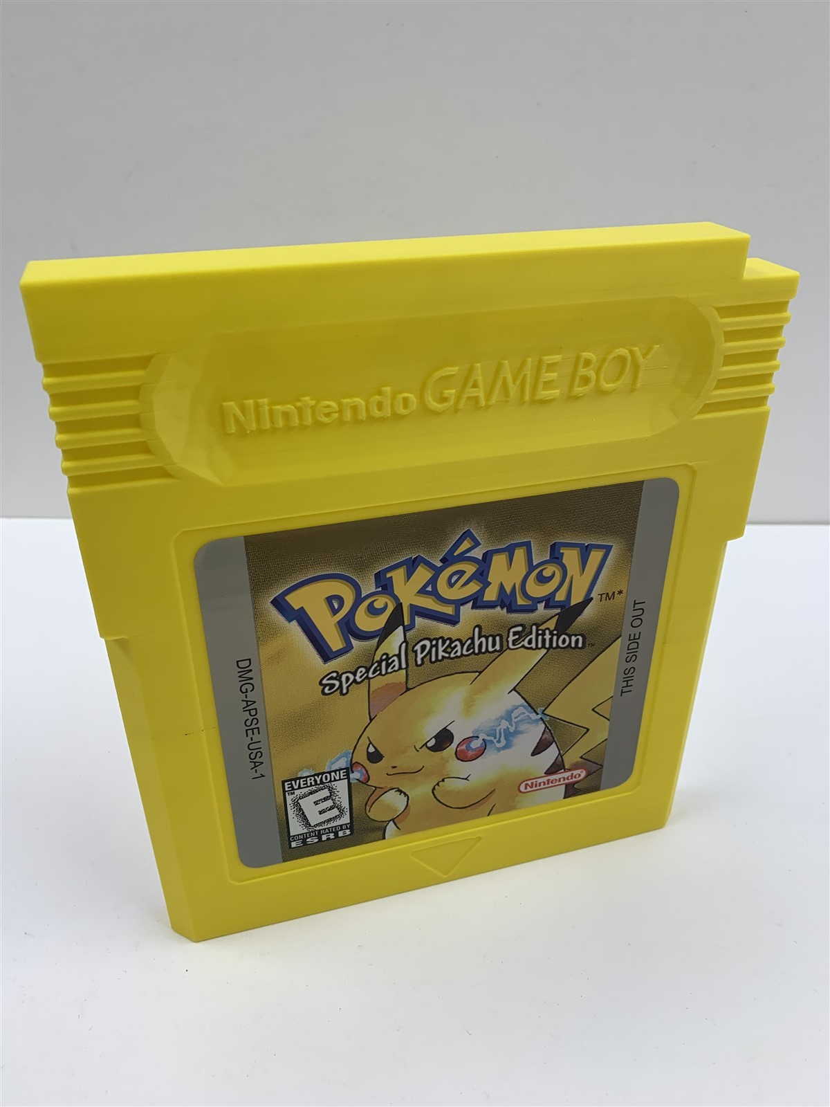 3D Printed Pokémon Yellow Pikachu Gameboy Cartridge Giant Large Wall Art
