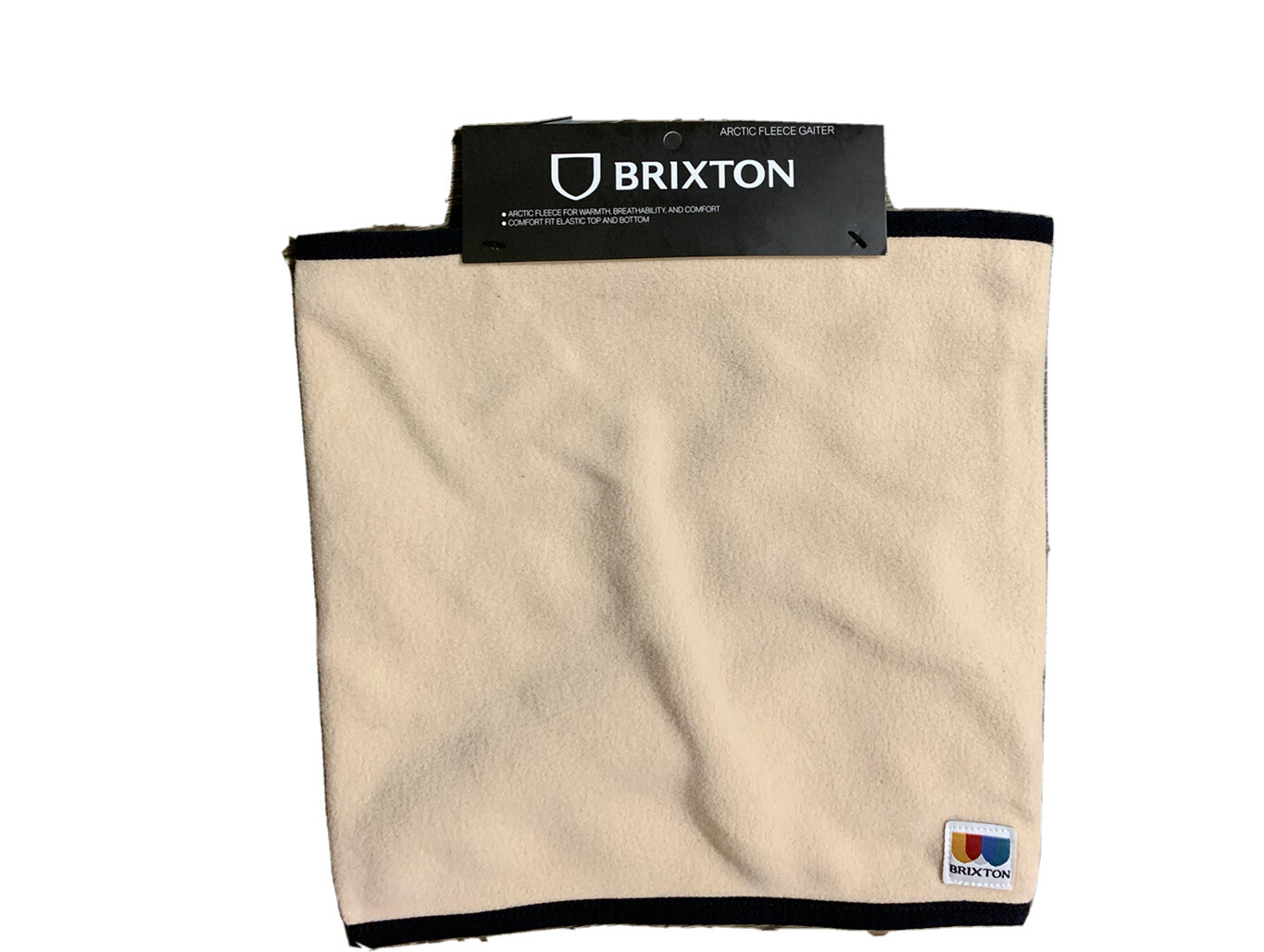 Brixton Mens Arctic Fleece Gaiter OS Oatmeal Outdoor Activewear Warm New