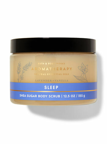 Bath & Body Works Aromatherapy Sleep Lavender Vanilla Shea Sugar Body Scrub 13oz