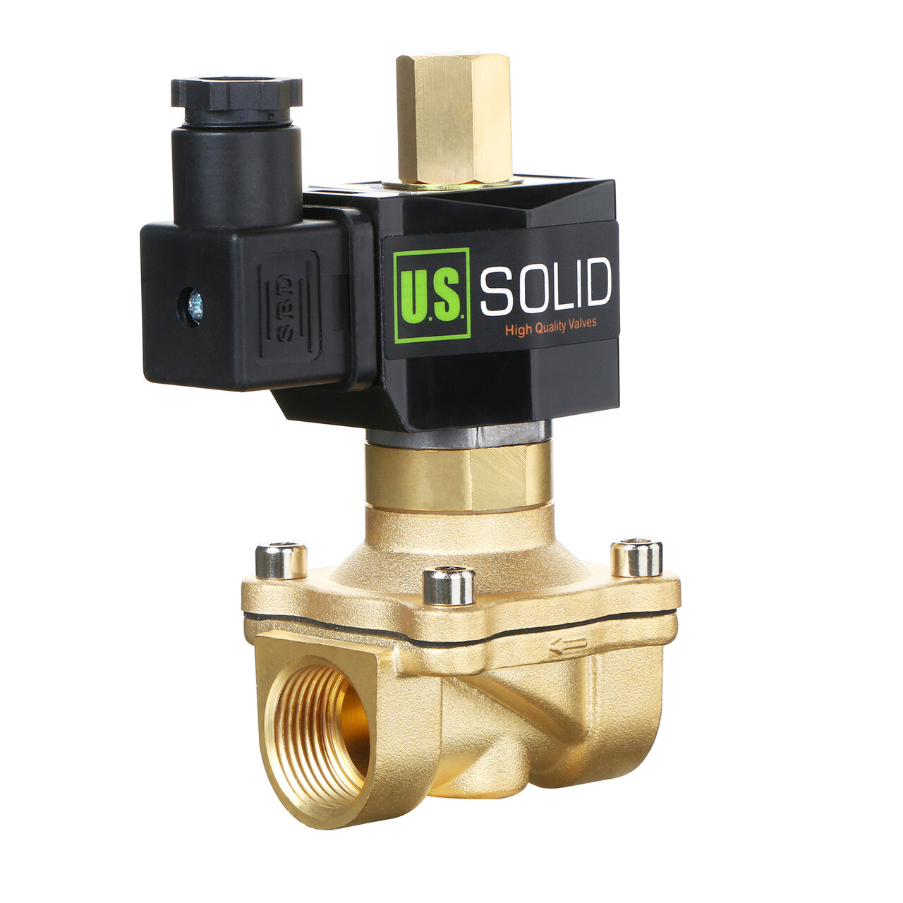 3/4" Brass Electric Solenoid Valve 110V AC NPT Normally Open Viton Seal