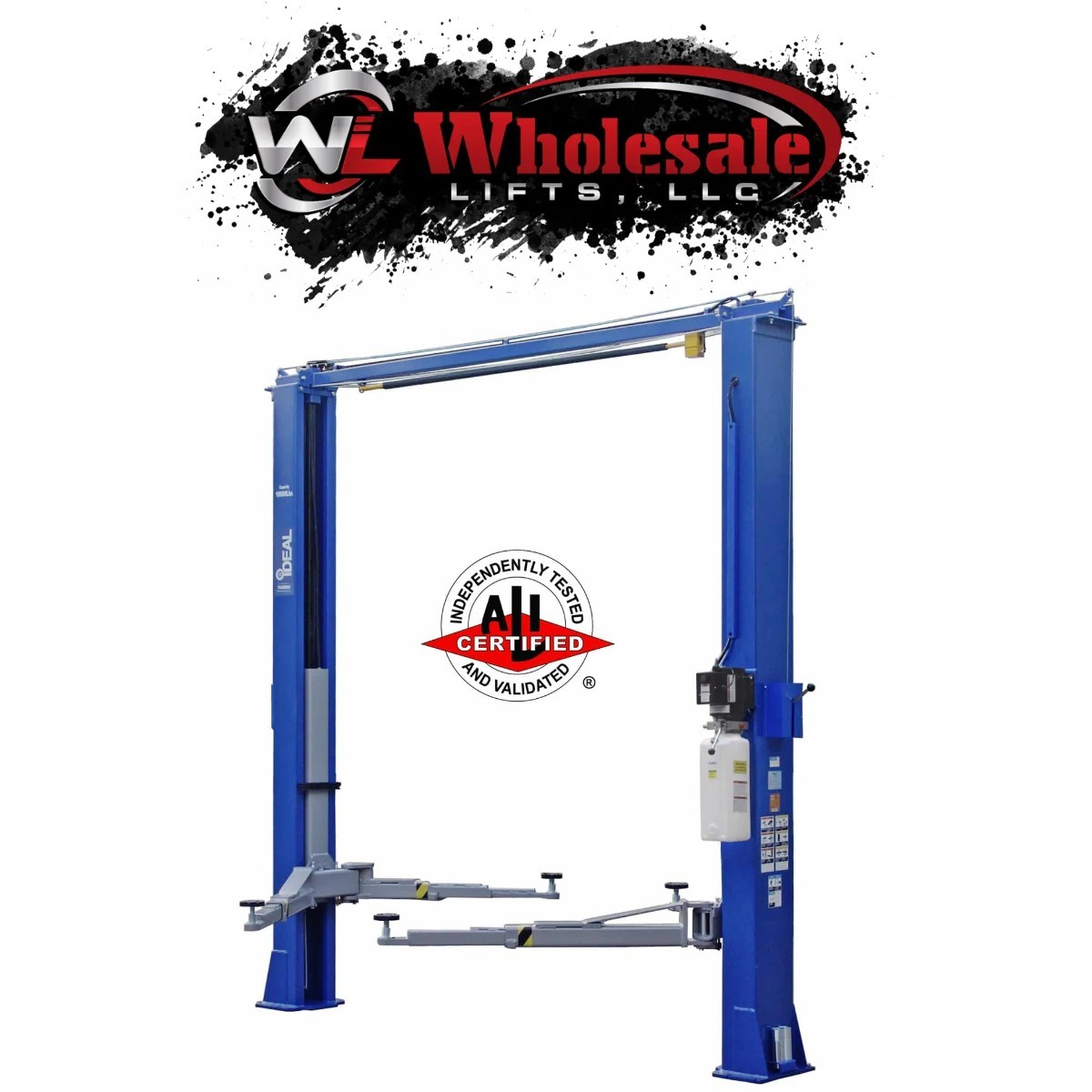 New iDEAL - TP10KAC-DX 10,000 lb 2-Post Clearfloor Lift ALI Certified - 220V