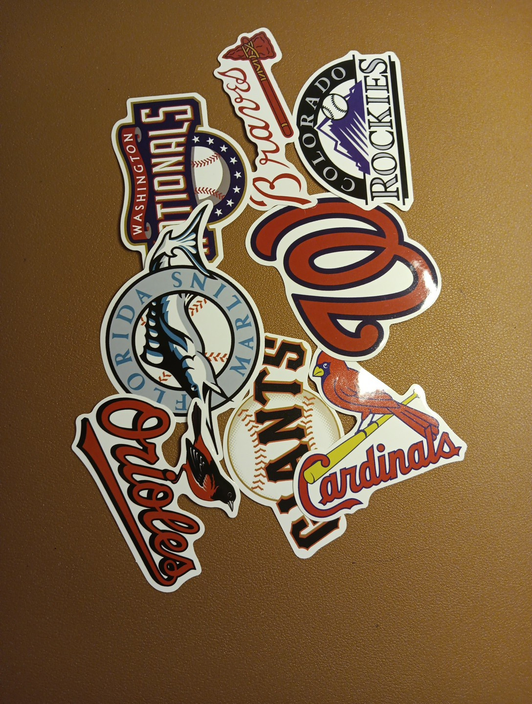 Lot Of Baseball MLB sports team sticker Logos