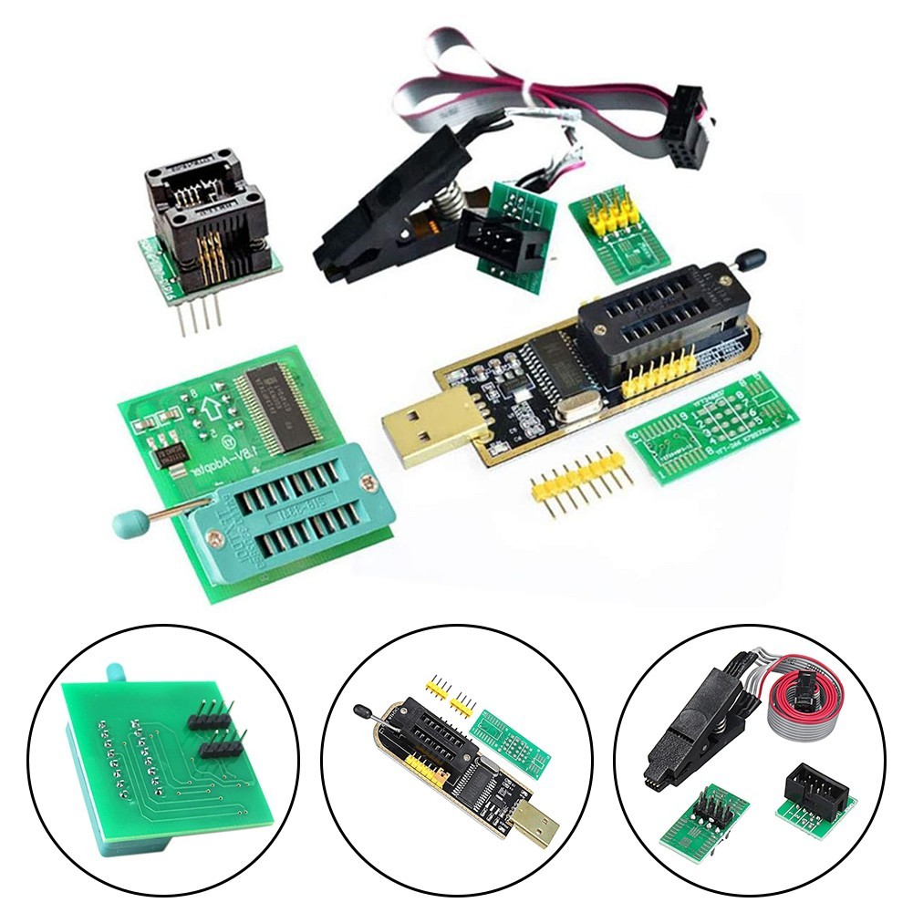 For CH341A USB Programmer with In Circuit Programming Capability for EEPROMs
