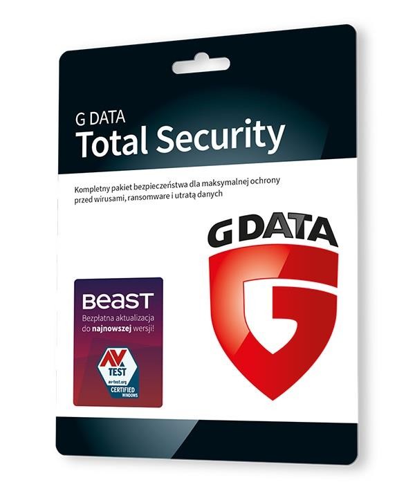 Programowanie G DATA Total Security Multidevice 3PC 1rok karta-klucz G Data