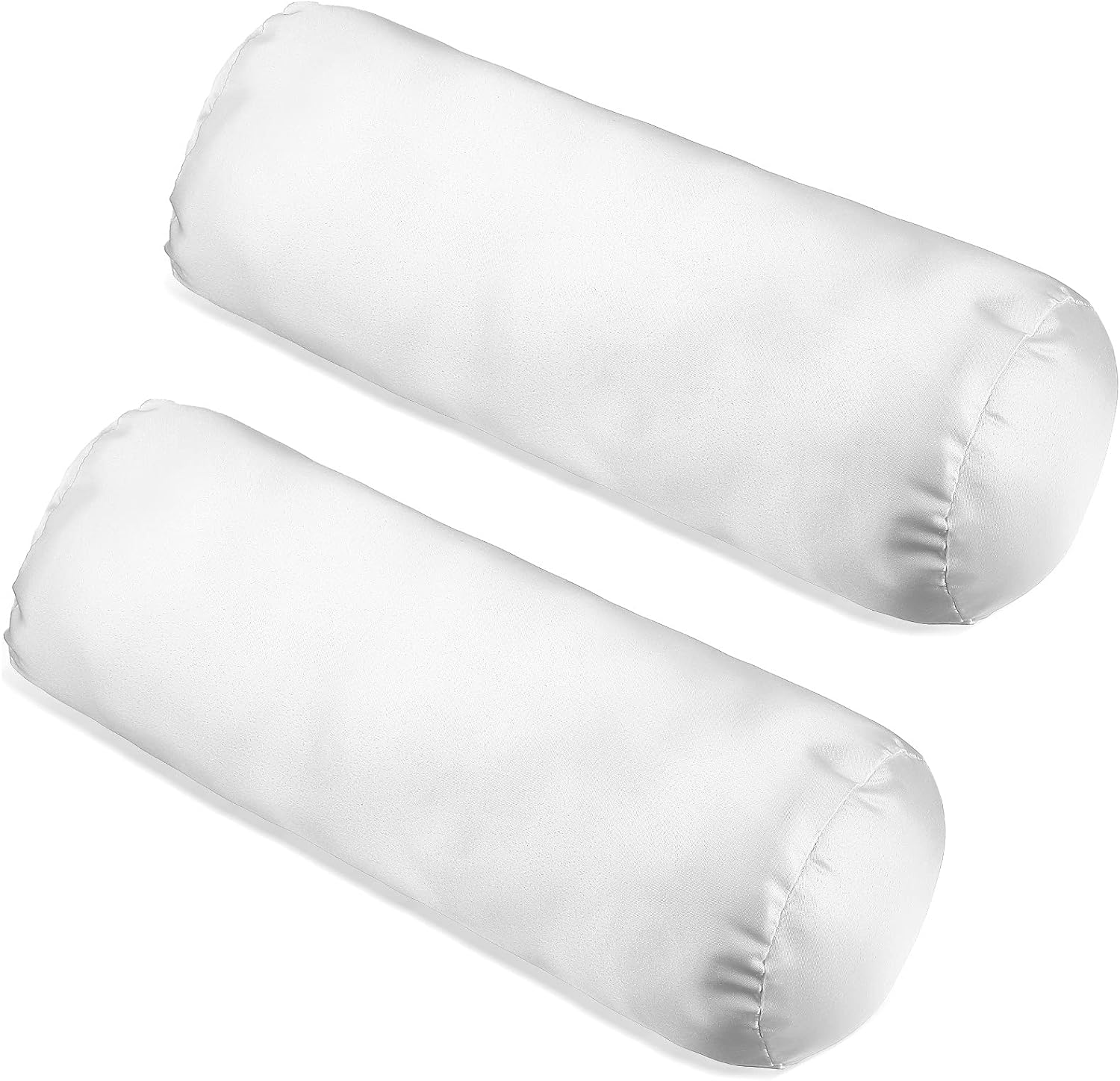 Round PILLOW COVER For Cervical Pillow Neck Roll PILLOW CASE Artificial Silk