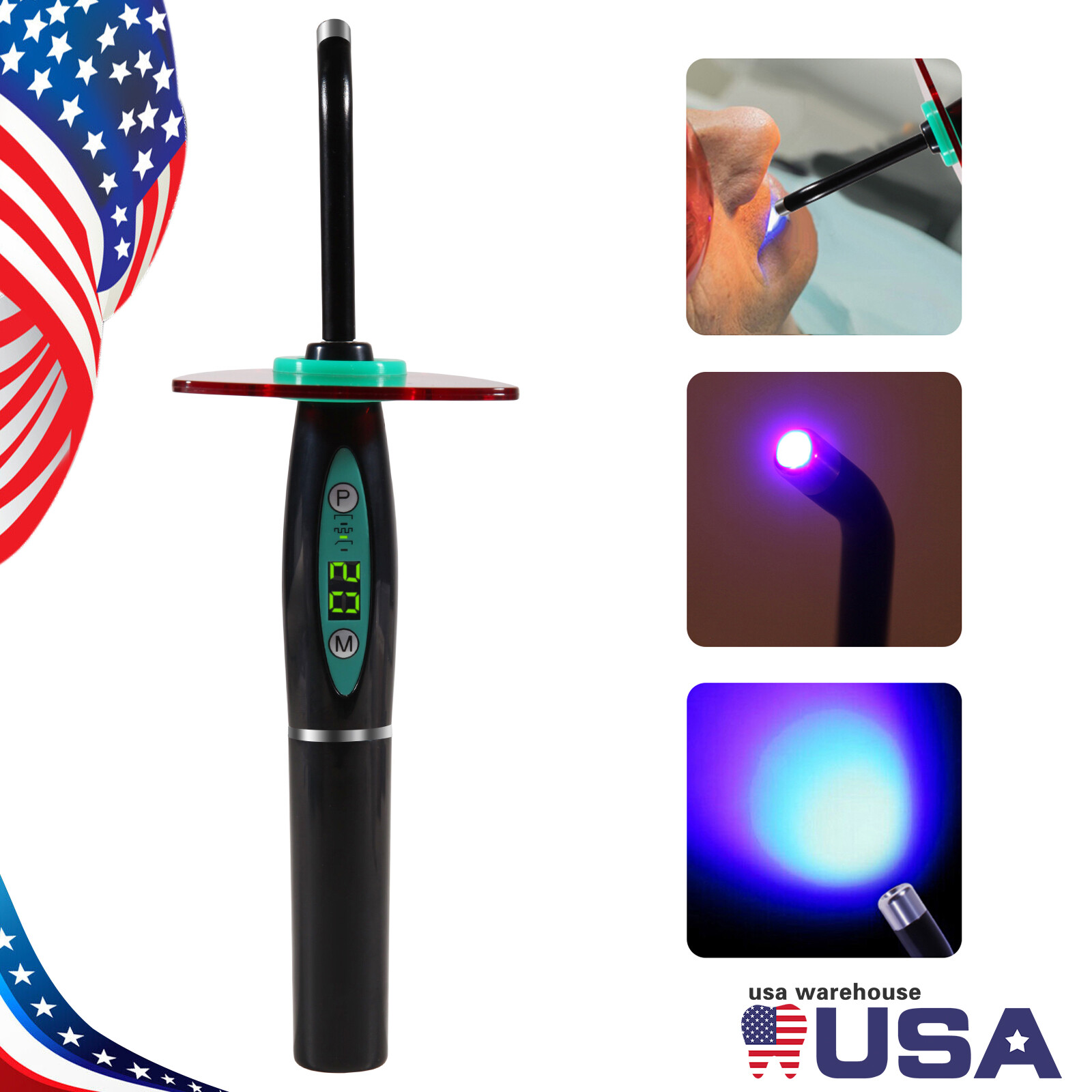Wireless Cordless Dental Curing Light Lamp Teeth Whitening Woodpecker Style