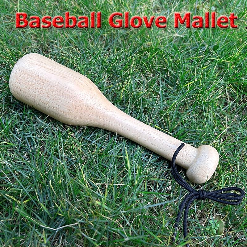 Baseball Glove Mallet,One Piece Solid Construction Softball Hammer for Glove Bre