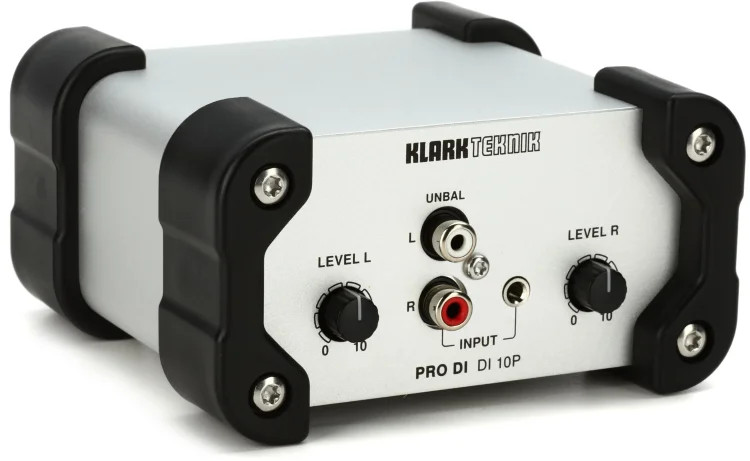 Klark Teknik DI 10P 1-channel Passive Direct Box with Midas Transformer