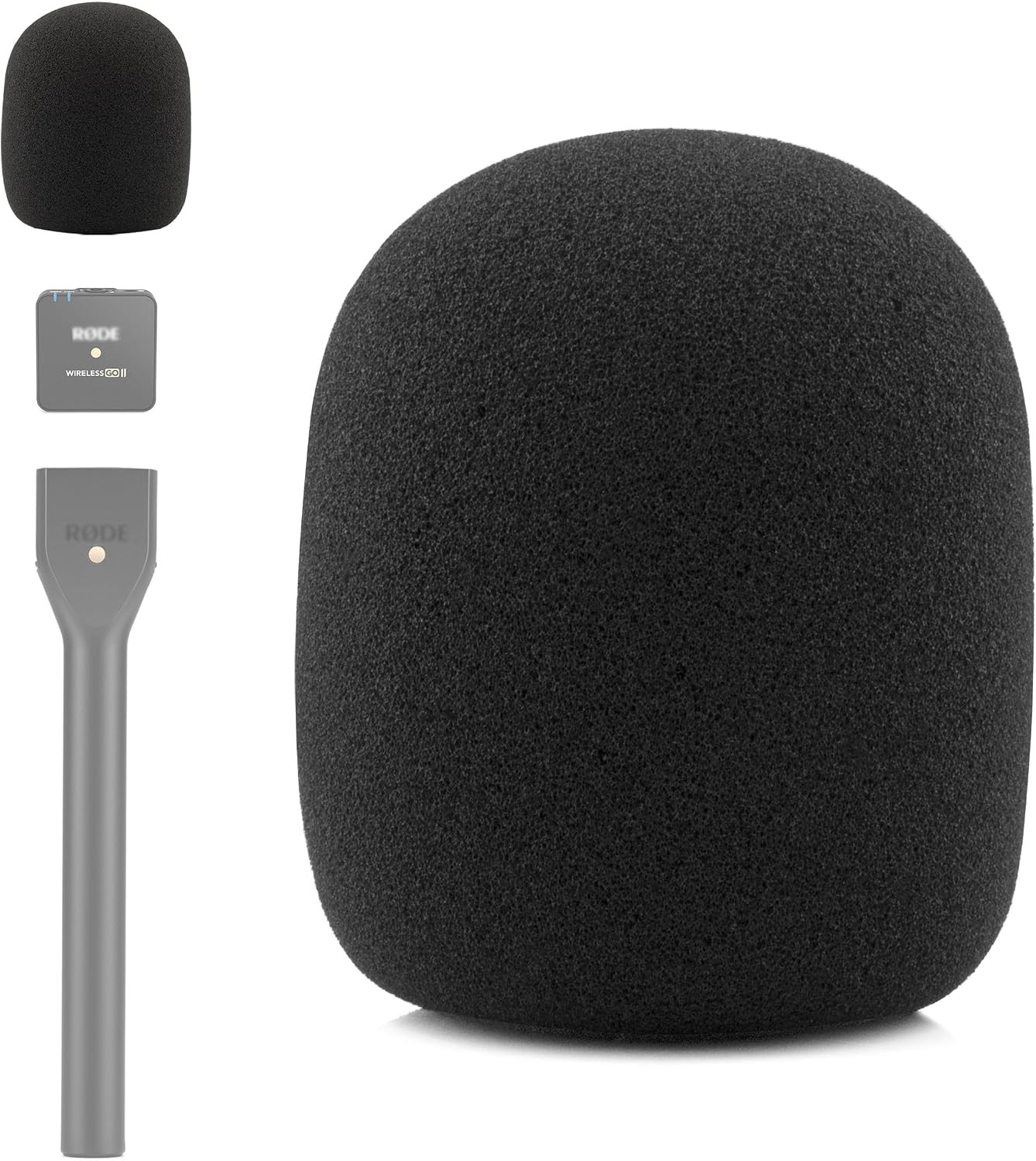 LEFXMOPHY Windscreen for Rode Interview GO Handheld Adaptor for Wireless Go Mic
