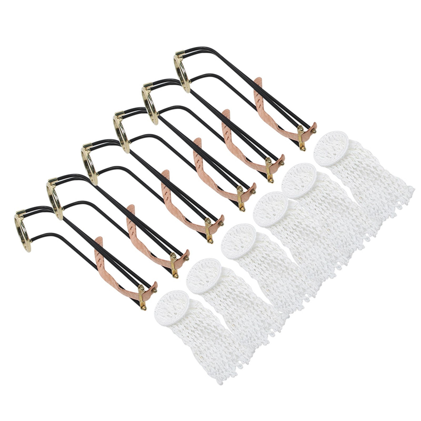 6 Pcs Billiards Table Pocket Rail Set Adjustable Length Easy Installation For Po