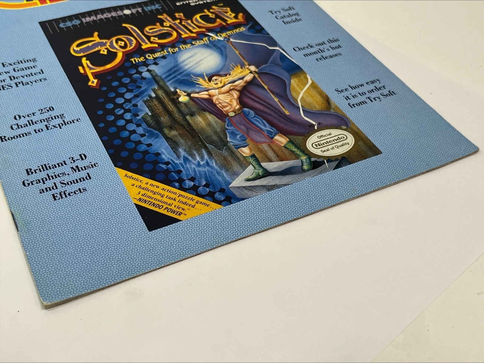 RARE! Future Play AUG 1990 Catalog - Solstice - (#1) (B318)