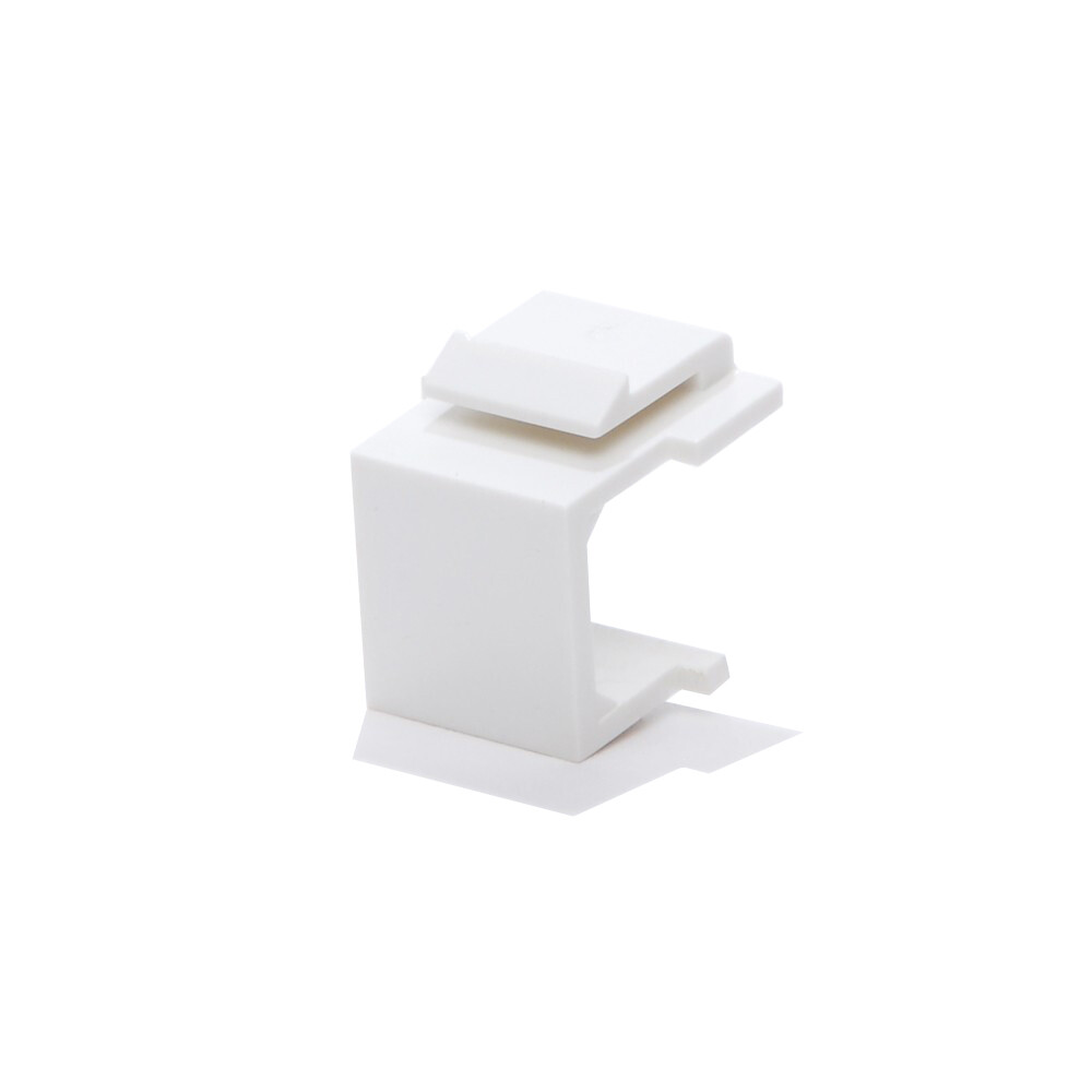 25pcs Snap-in Keystone Blank Insert for Wall Plate White