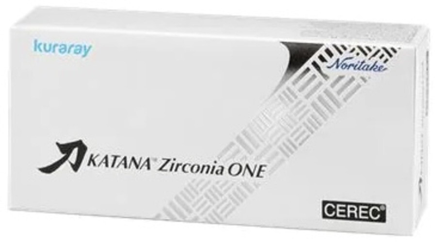 KATANA Zirconia ONE Crown A3, B3, C3, D3 (Combo Pack) For CEREC 4/Bx