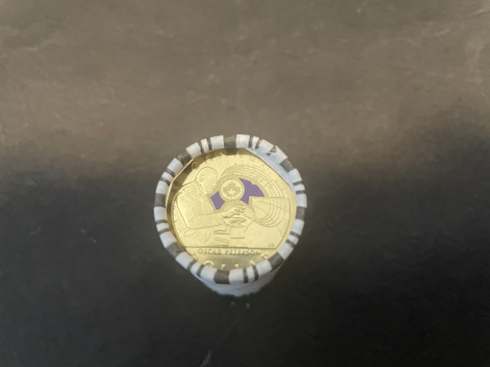 2022 Canada $1 Mixed colored Celebrating Oscar Peterson Loonie roll