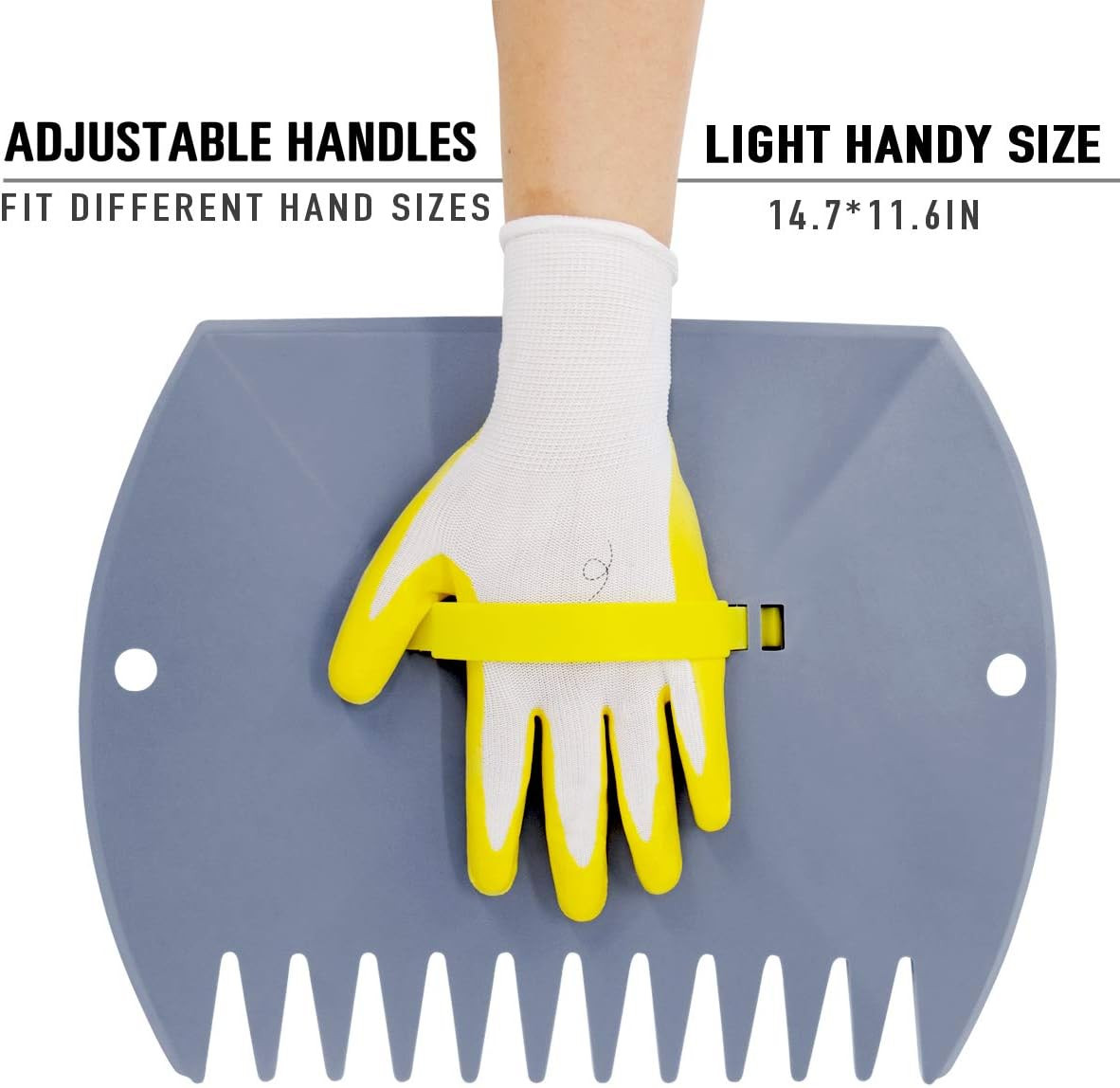 Leaf Scoops and Claws, Lightweight Leaf Grabber Claws, Yard Scoops for Leaves, G