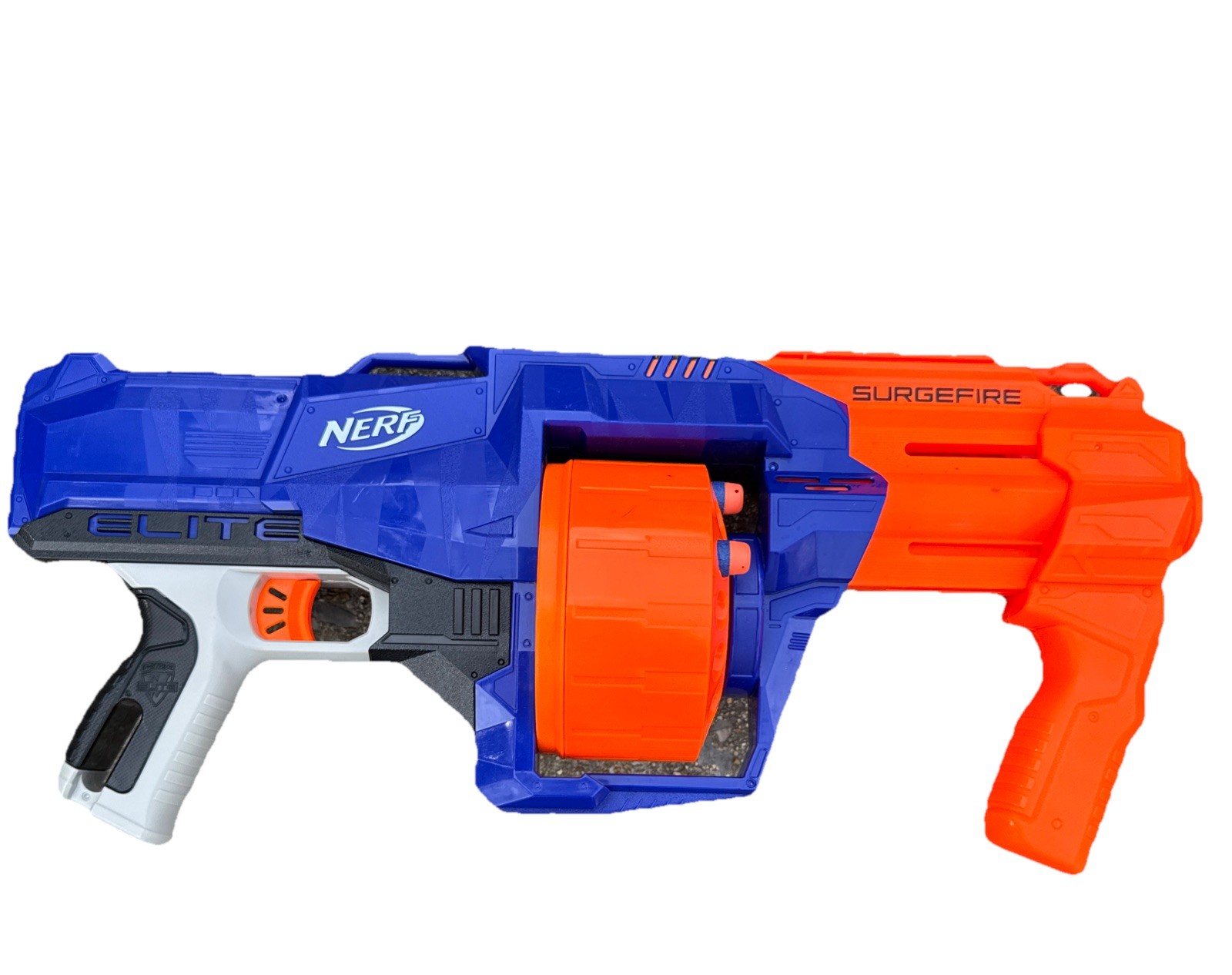 Nerf Elite Surgefire 15-Round Drum Mag Dart Blaster Gun Hasbro