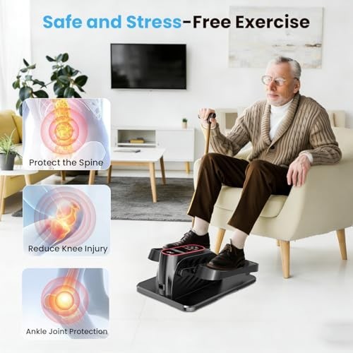 Under Desk Elliptical Exercise Machine,Electric Ellipse Leg Exerciser As Seen On