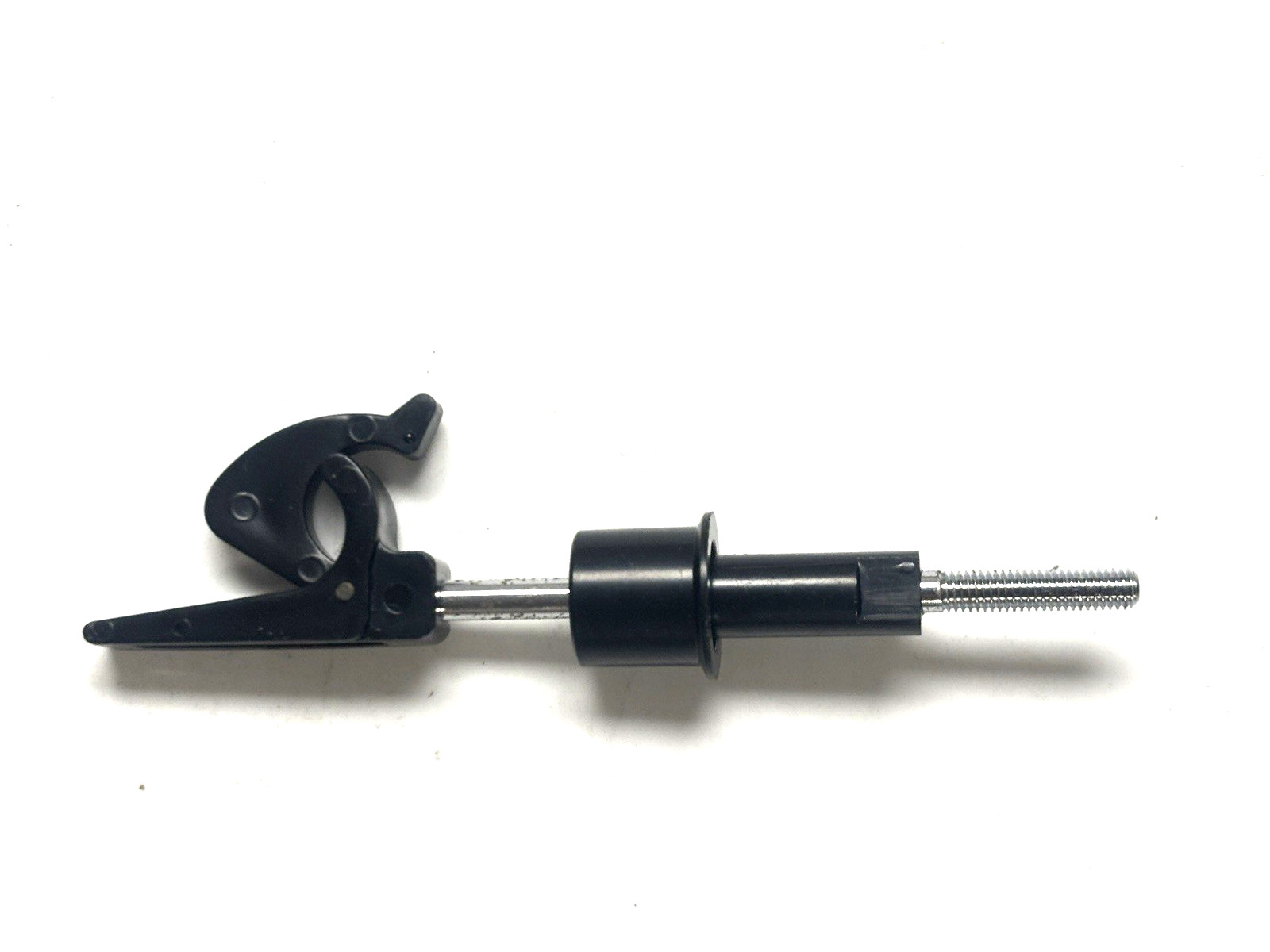 Vtg Turntable Tone Arm Rest Clip - w/ long threaded base - NOS Model unknown !