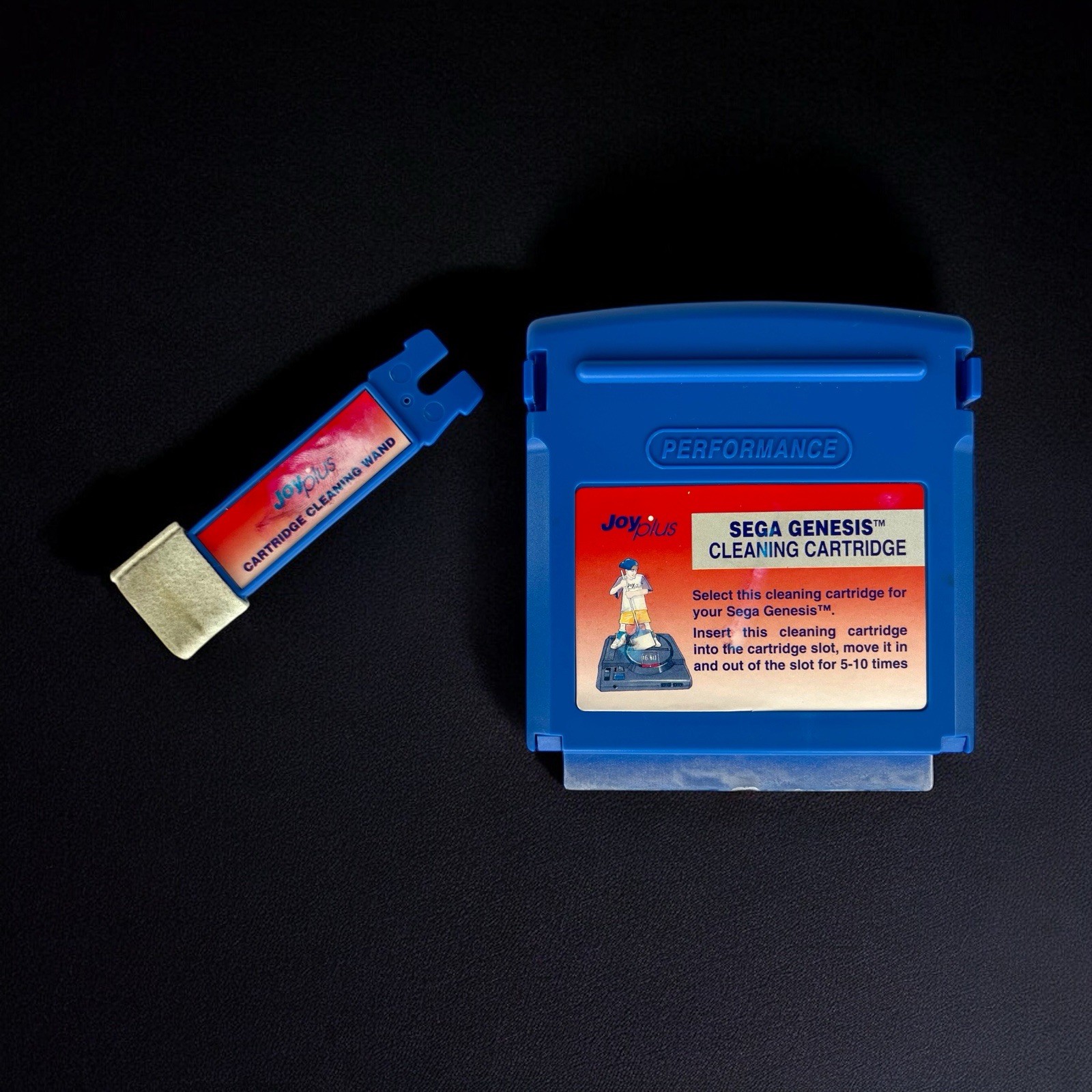 Sega Genesis SNES Cleaning Kit Console Cartridge Wand by Performance - Used