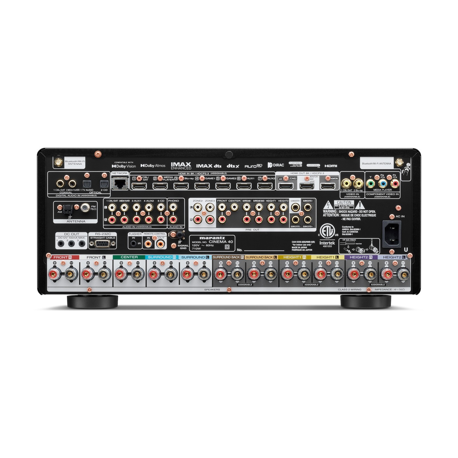 Marantz Cinema 40 A/V Receiver - Black (Open Box)