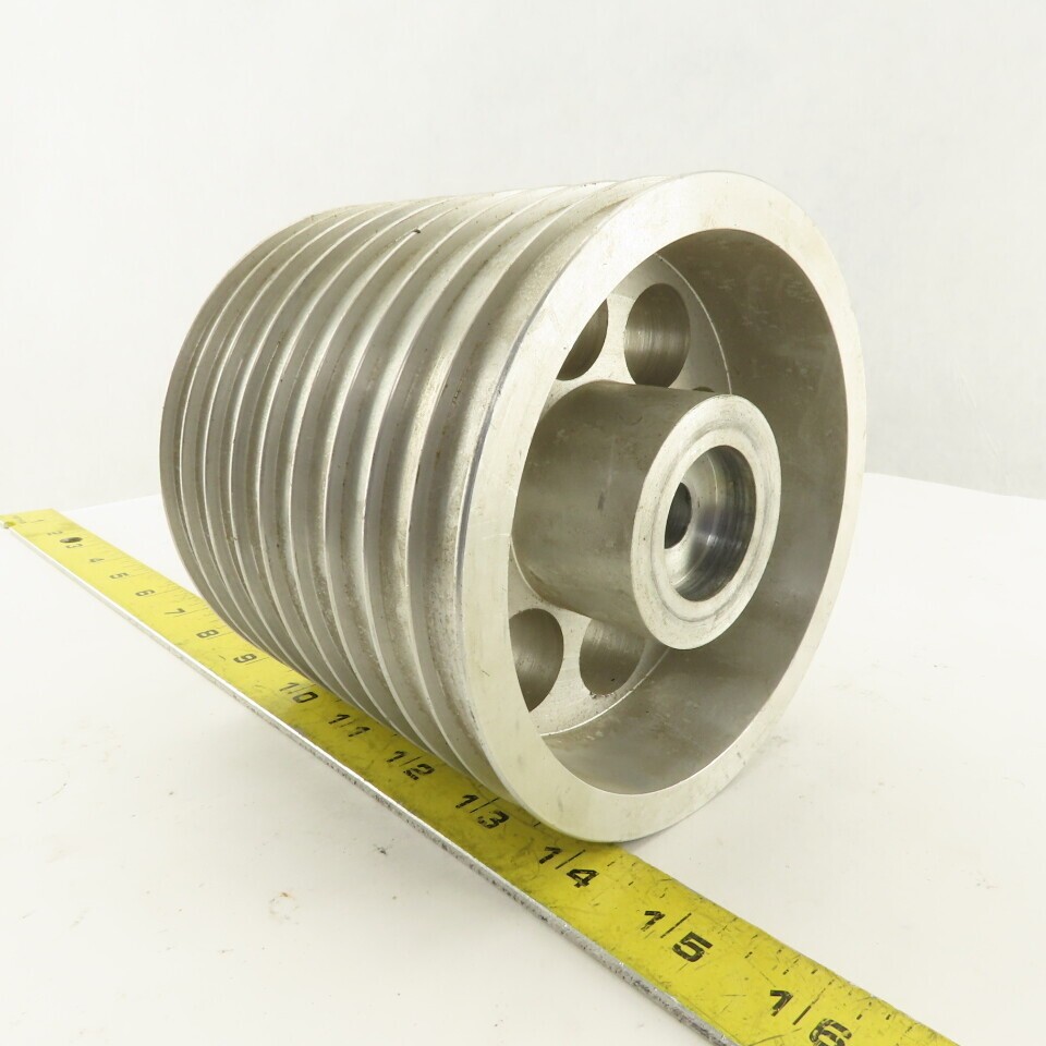 5-1/4" x 4-3/8" 9 Groove Textile Paper Strip Material Separating Sheave