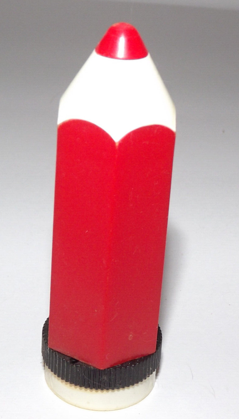 Vintage Pencil Shape Pencil Sharpener Plasic Made In Germany