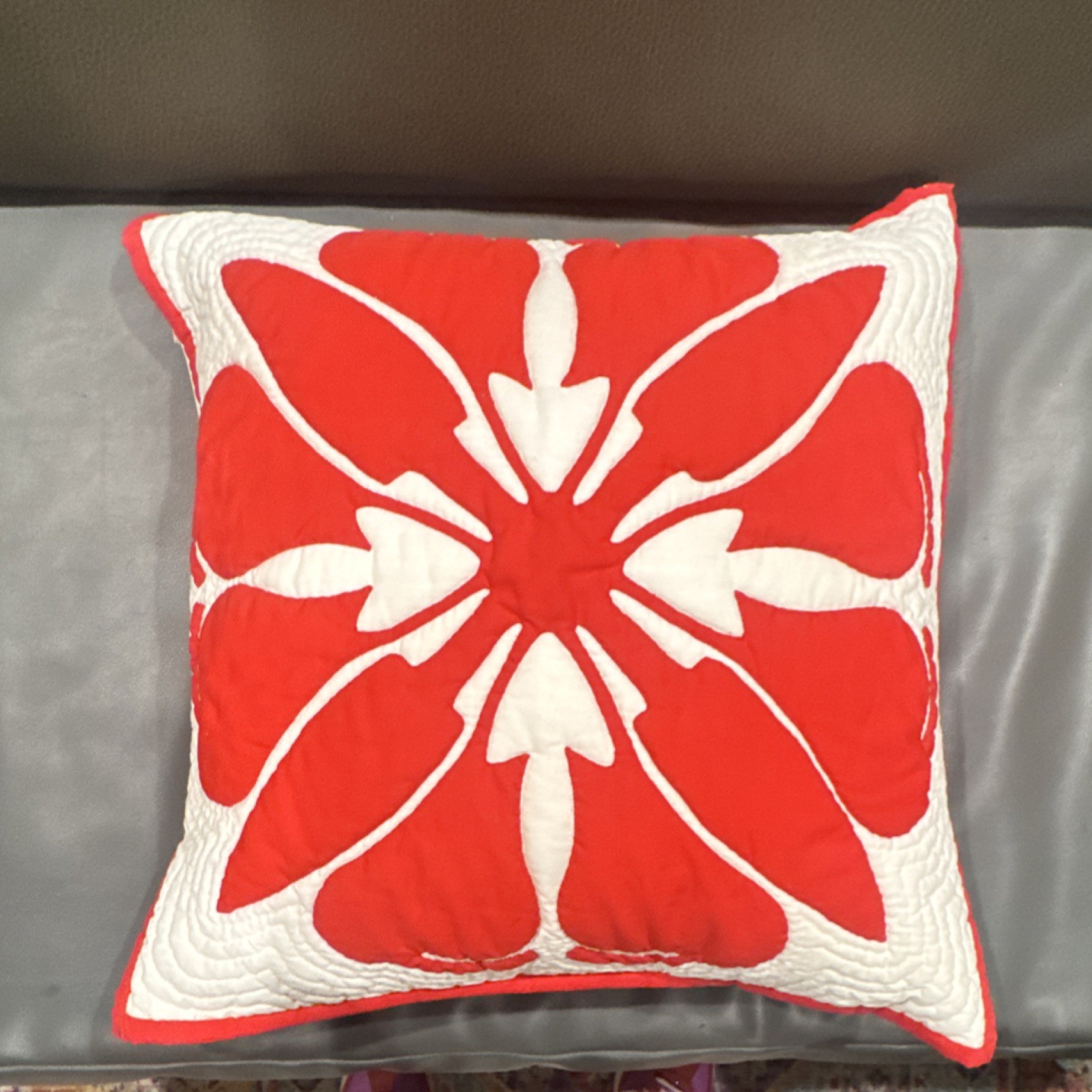 Dona Mai Blake Quilted Pillow 18 x 18