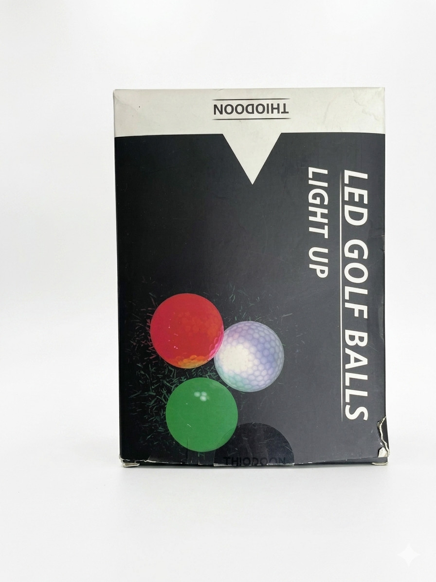 Thiodoon LED Golf Balls Light Up - New - Damaged box