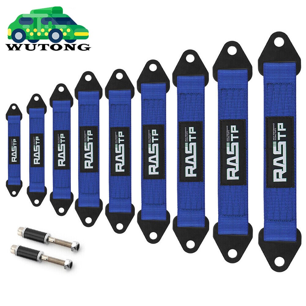 BLUE 10000lb Limit Straps Shock Suspension 10" 12" 14" 16" 18" 20" 22" 24" 26"