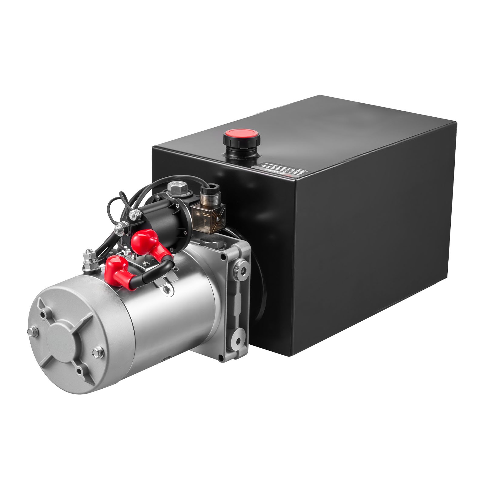Uimoso 15 Quart Hydraulic Pump Single Acting DC 12V Dump Trailer Power Unit Pack