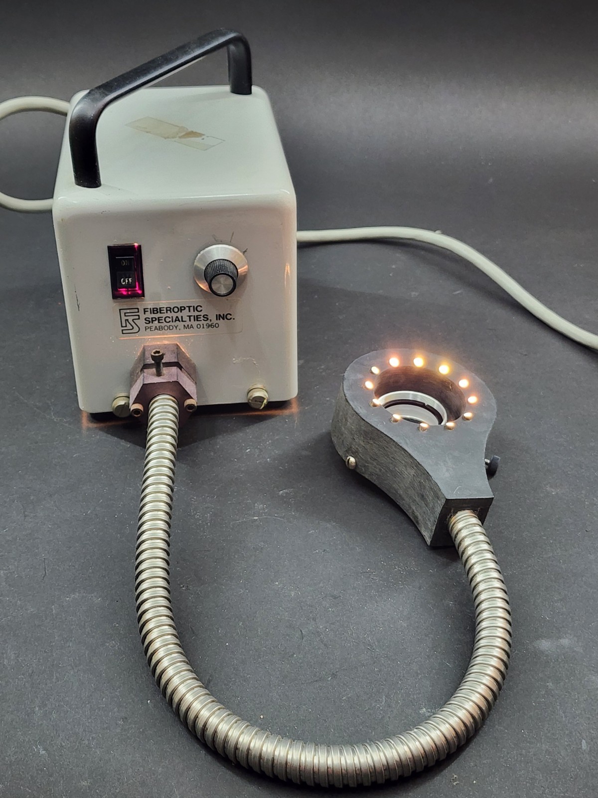 Fiberoptic Specialties LS81B/110 150W Light Source & Ring Light Illuminator