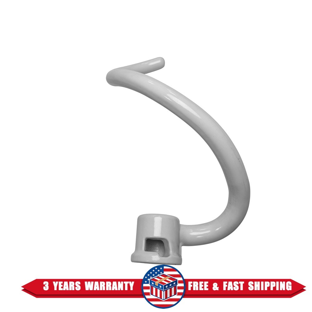 KNS256CDH Spiral Coated Dough Hook Fits KitchenAid KG25H3X0B KG25H3XSL KV25G0X
