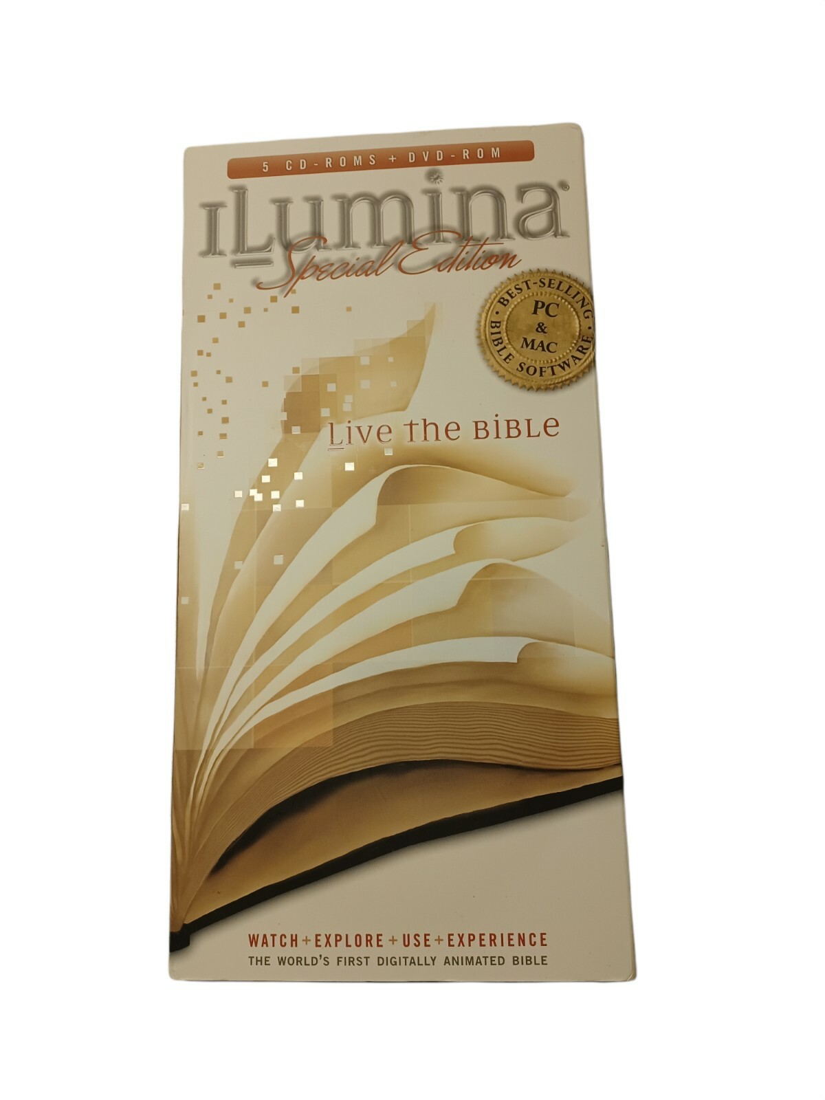 Ilumina Special Edition, 5 CD ROMS and 1 DVD-ROM Live the Bible Animated Bible