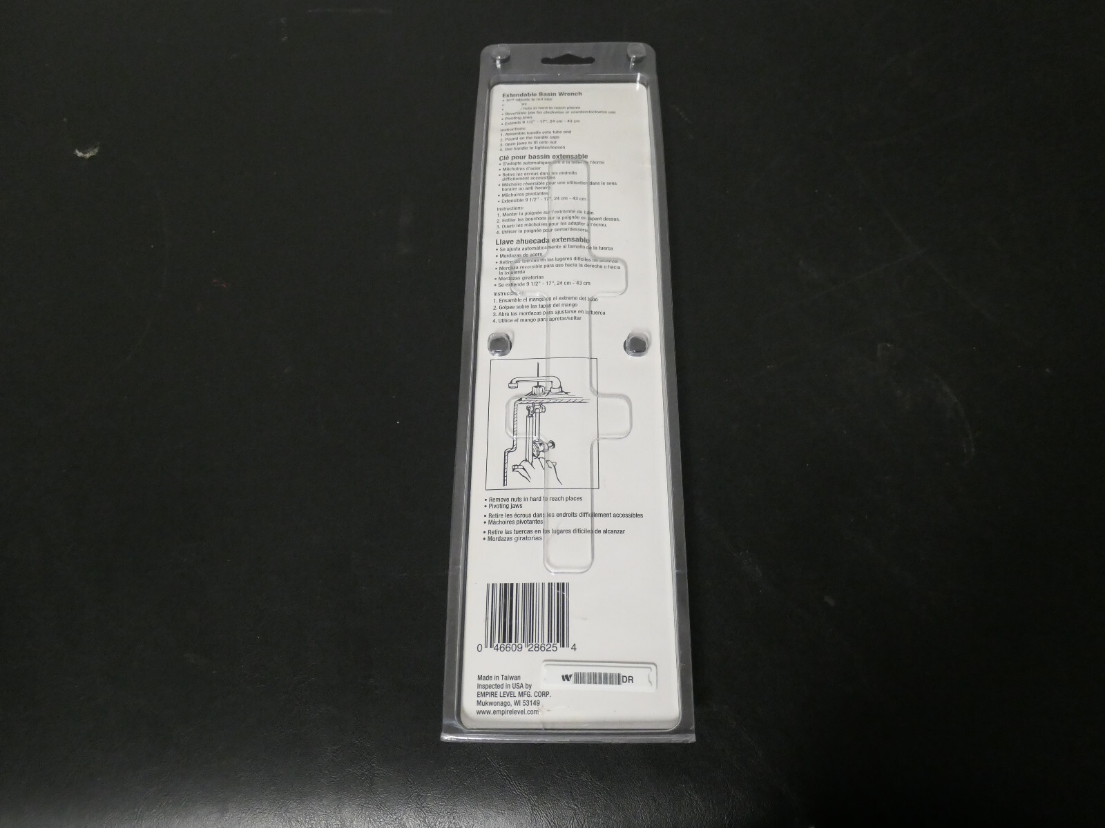 Empire 28625 Extendable Basin Sink Wrench