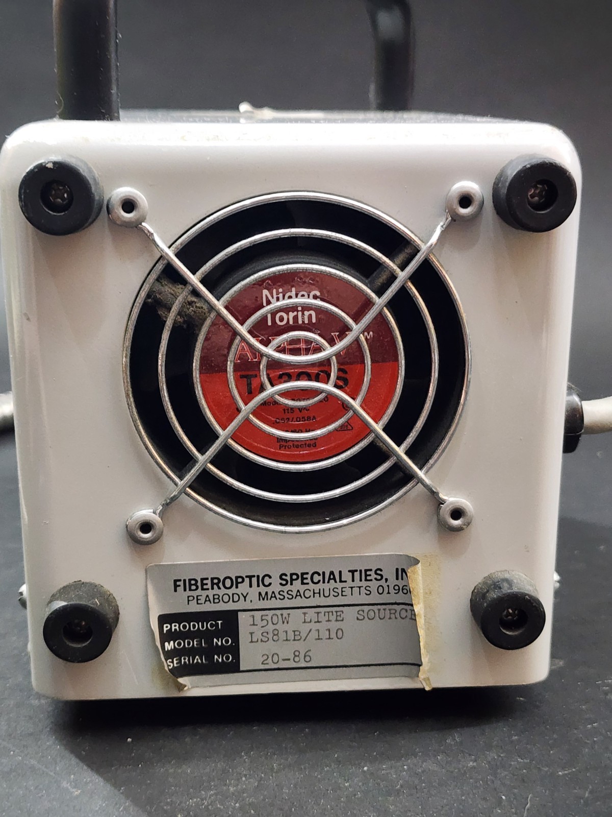 Fiberoptic Specialties LS81B/110 150W Light Source & Ring Light Illuminator