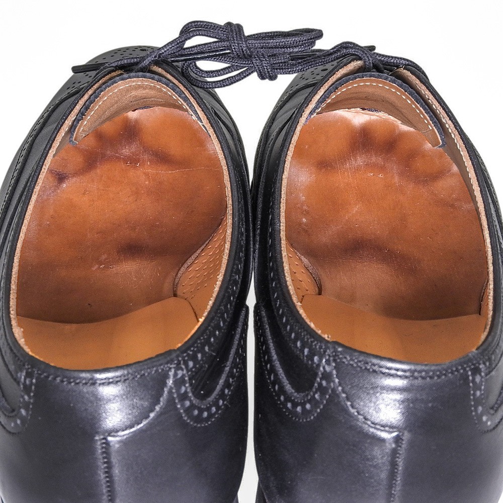 Scotch Grain R1765 shine or rain full brogue wingtip black size 25 SCOTCH GRAIN