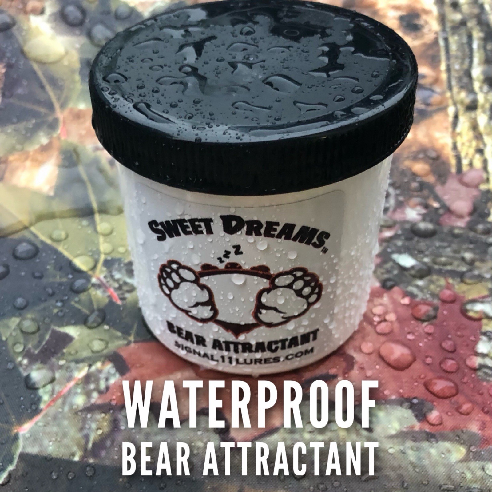 Bear attractant, “Sweet Dreams” gel, Great Stuff!