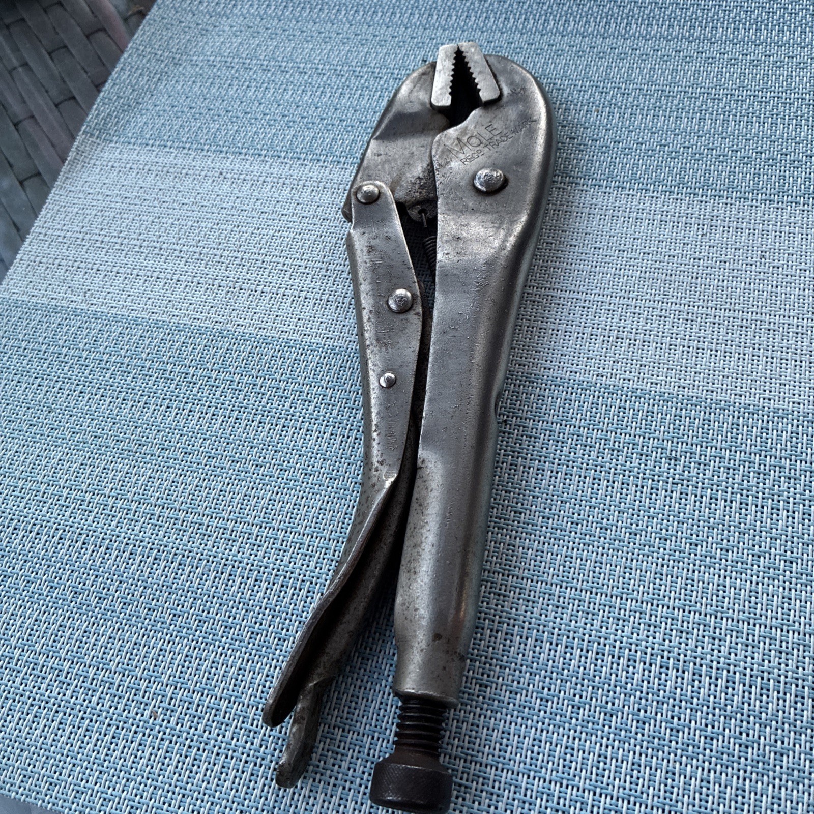 Vintage Genuine Mole Grips Locking Pliers, Original And Best, Decent Condition.