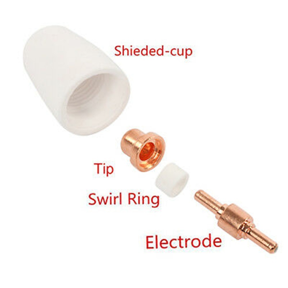 PT31 Plasma Kit Torch Maintenance Copper Electrodes Nozzle Replacement