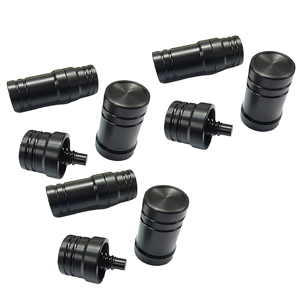 Joint Protectors - 5/16x14 - Joint Caps - 6 Piece Set Black
