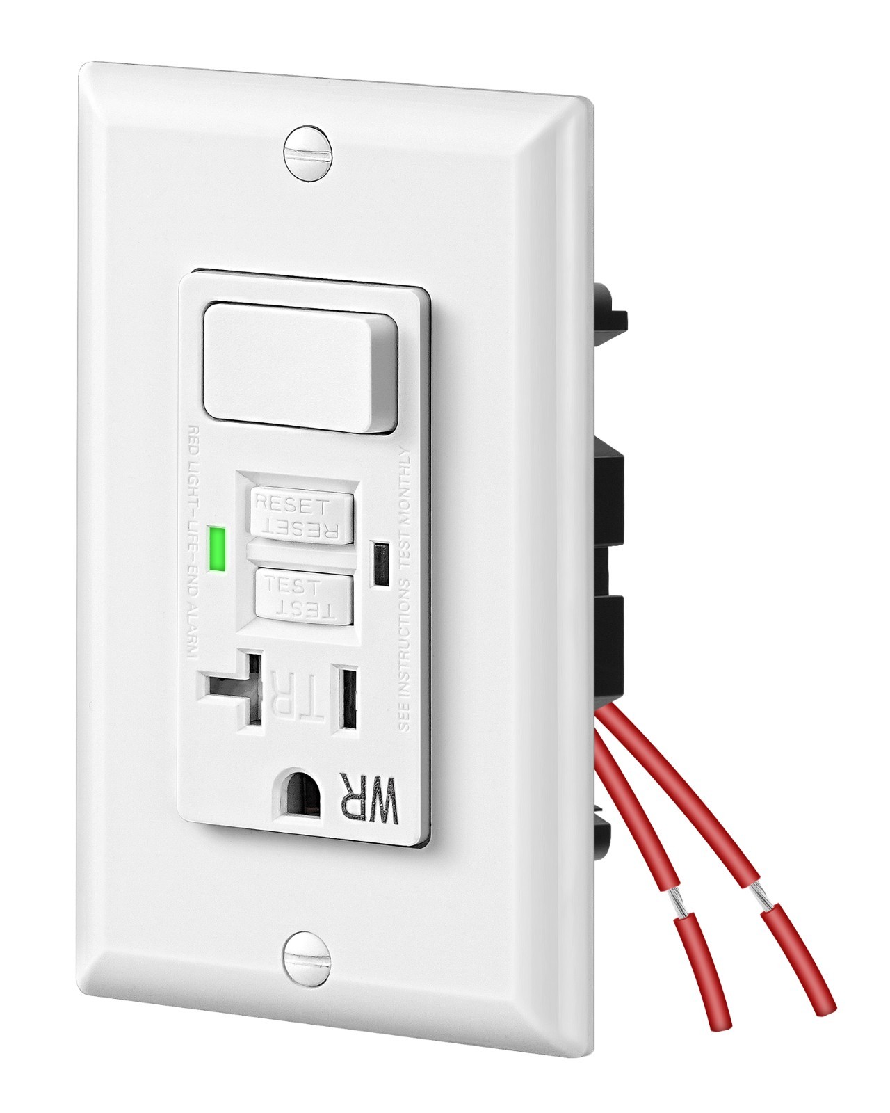 DEWENWILS 20A GFCI Switch Outlet Combo, Tamper-Resistant GFCI Electrical Outlet
