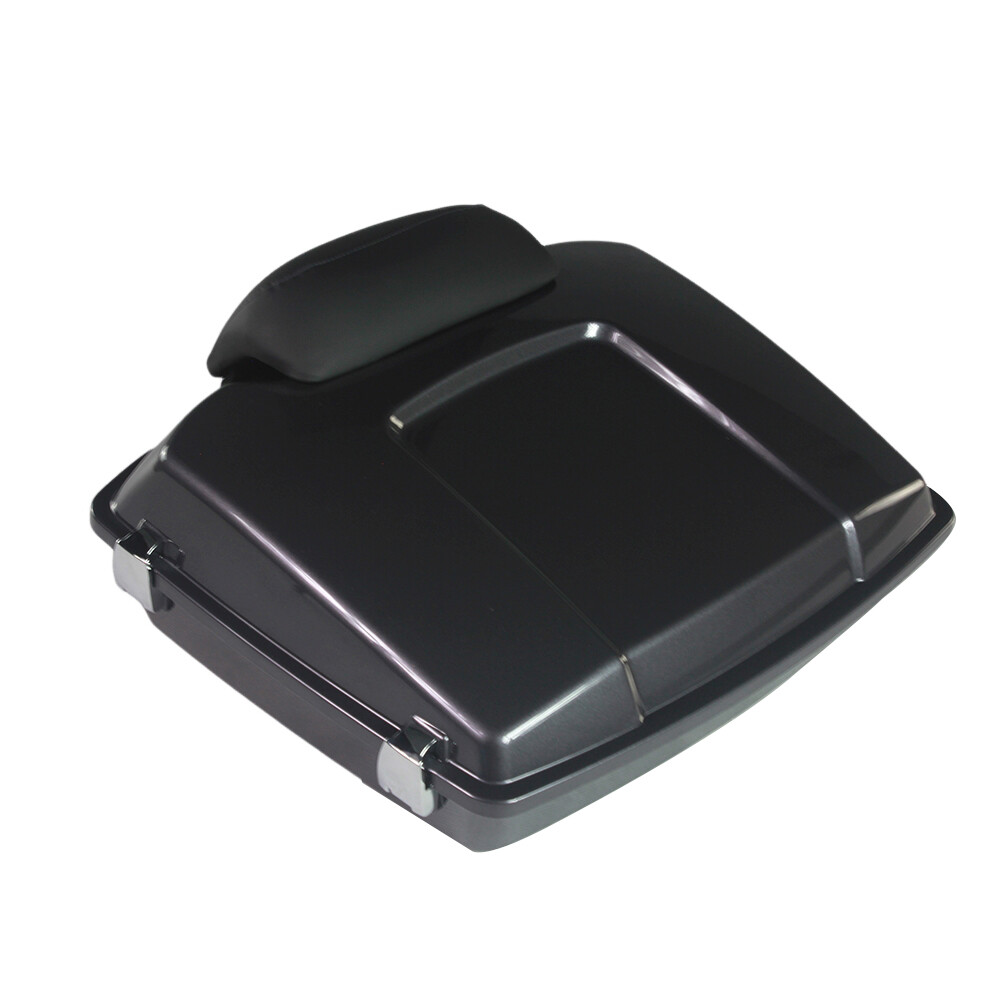 Charcoal Pearl Razor Tour Pak Trunk For Harley Touring Street Road Glide 1993-13