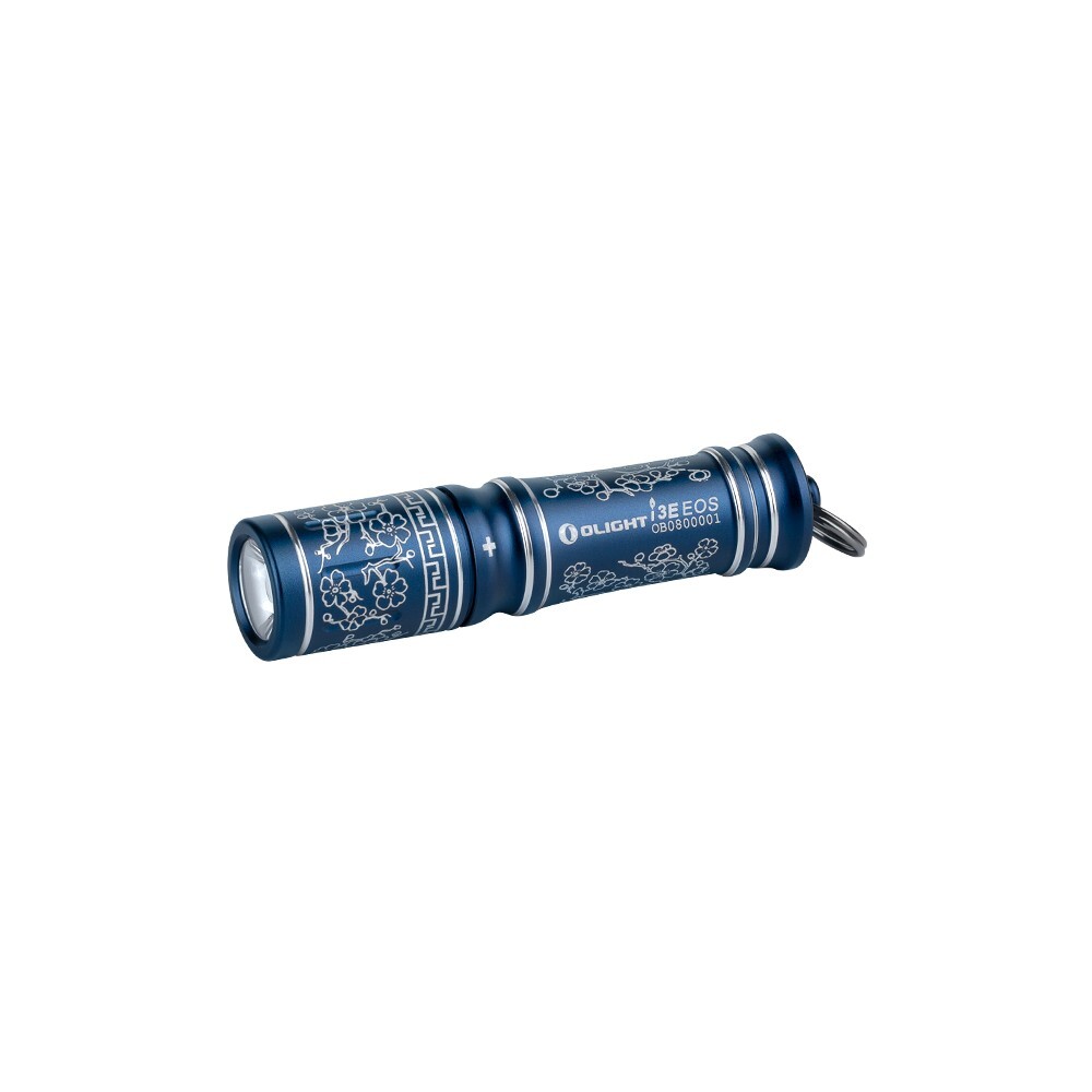 Olight i3E EOS Keychain Flashlight 90 Lumens (Blue Porcelain)