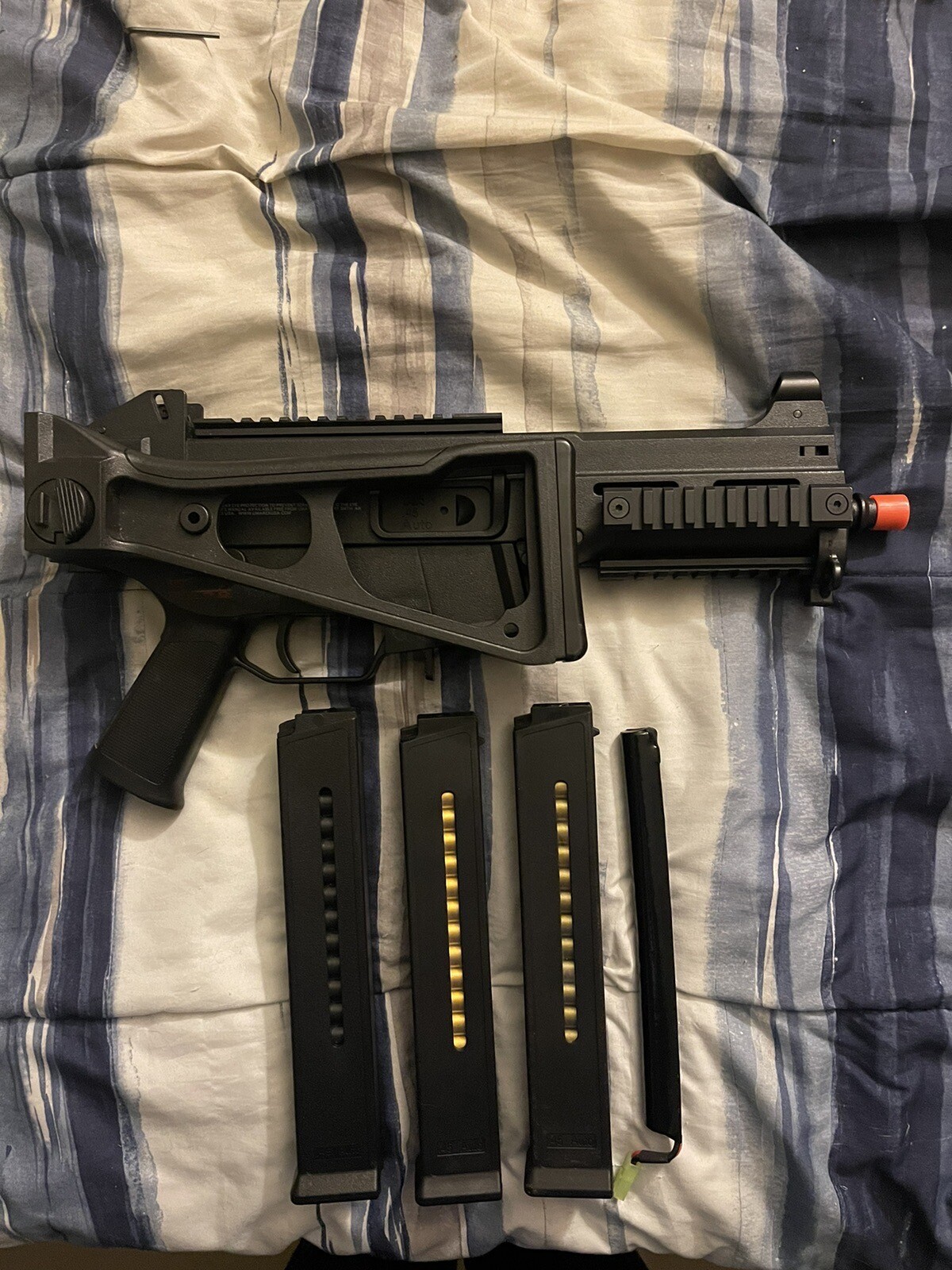 Assorted Airsoft Guns - Sniper, AEG, Two CO2 Pistols + Accessories