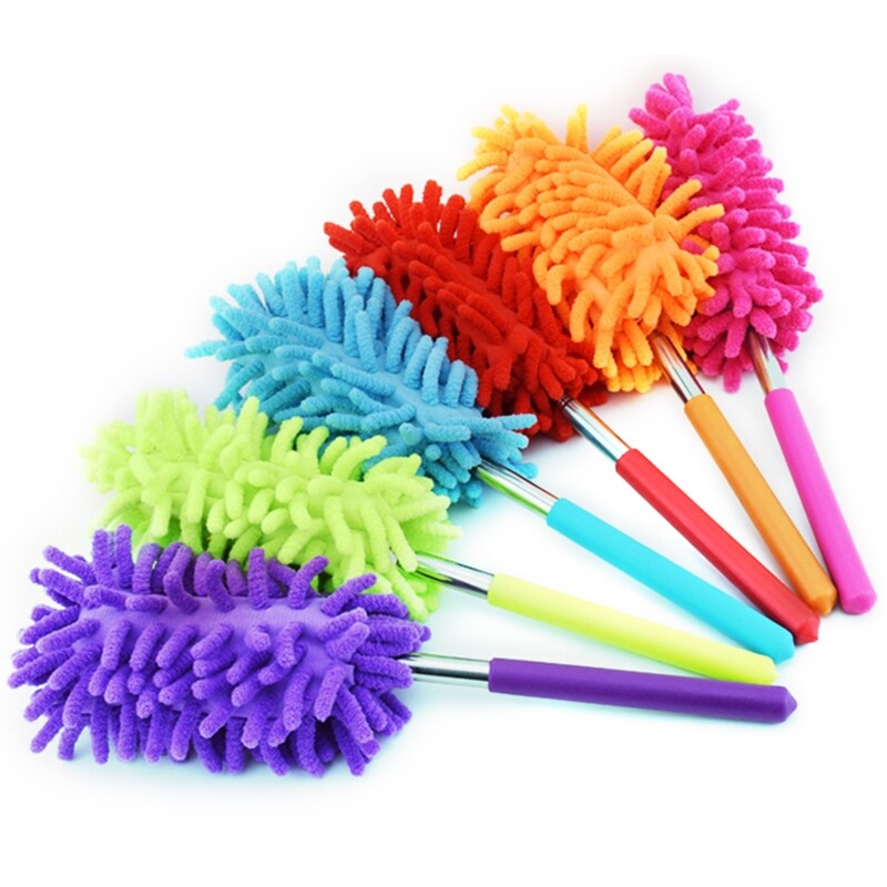 Extendable Chenille Duster Long Telescopic Duster Magic Static Duster Brush